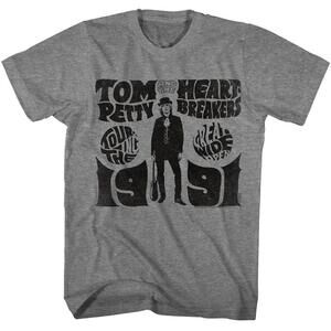 Tom Petty Touring Tgwo 91 Graphite Heather T Shirt